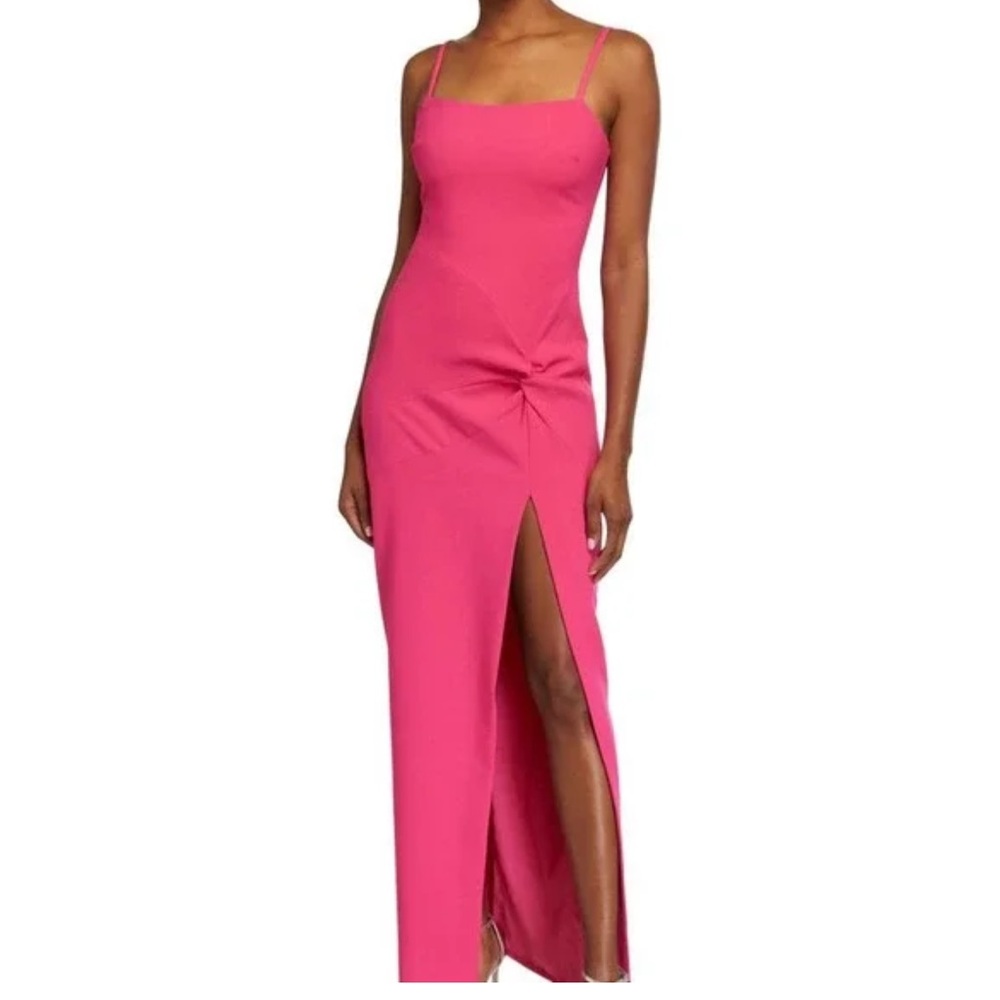 Likely Kiara Twist-front column dress